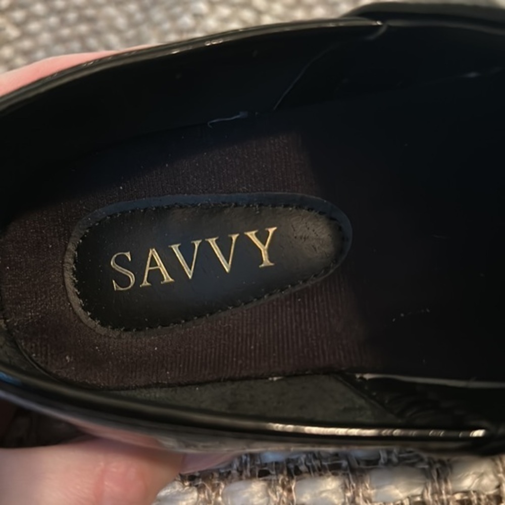 Savvy Nursing Clogs Shoes Black and white design WOMENS Size 8.5 EUC. - Picture 8 of 8